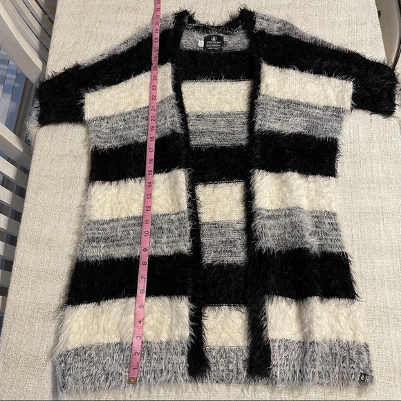 Volcom Women’s Fuzzy Open Front Sweater - Picture 16 of 16